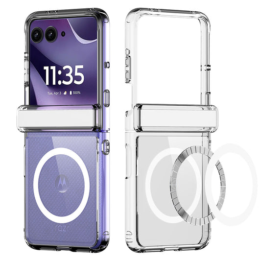 Funda MagSafe para Motorola Razr 70 / Razr 60 / Razr 50, DUX DUCIS, Fina, Transparente