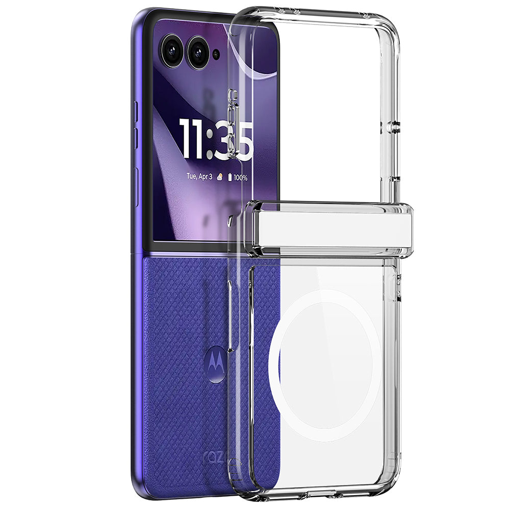 Funda MagSafe para Motorola Razr 70 / Razr 60 / Razr 50, DUX DUCIS, Fina, Transparente