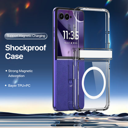 Funda MagSafe para Motorola Razr 70 / Razr 60 / Razr 50, DUX DUCIS, Fina, Transparente