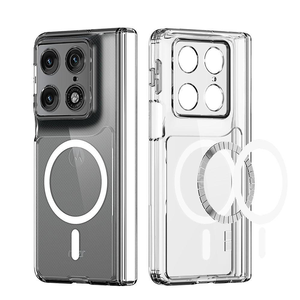 Funda MagSafe para Motorola Razr Fold, DUX DUCIS, fina, transparente