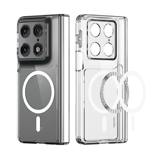 Funda MagSafe para Motorola Razr Fold, DUX DUCIS, fina, transparente