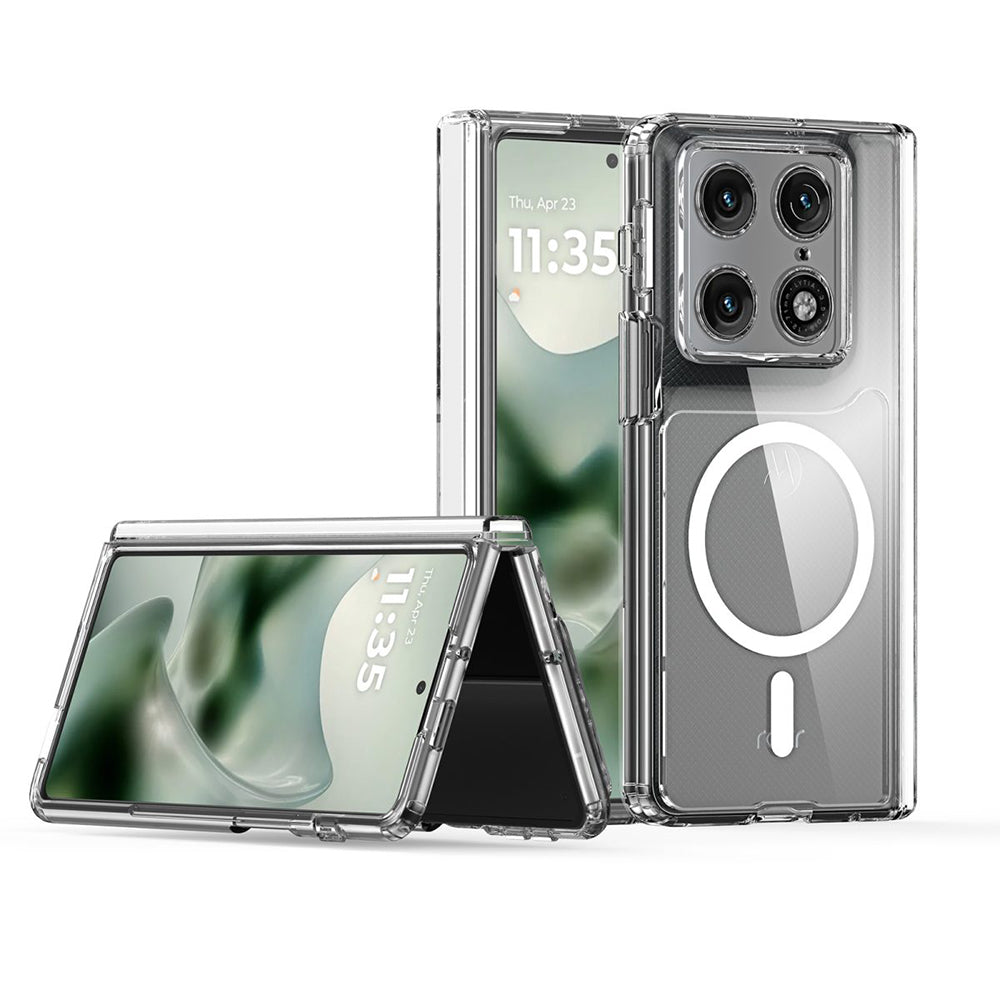 Funda MagSafe para Motorola Razr Fold, DUX DUCIS, fina, transparente