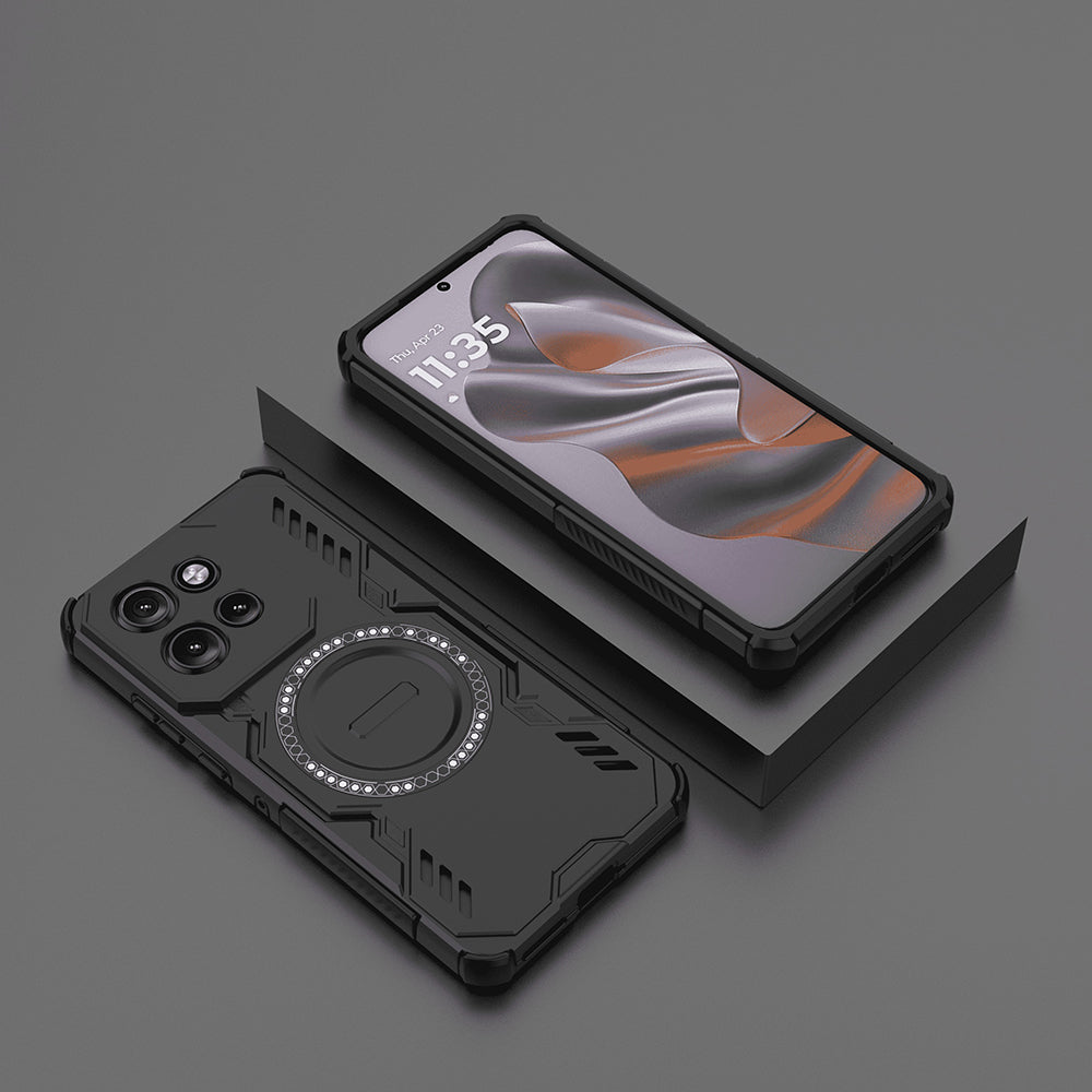 Funda MagSafe para Motorola ThinkPhone 25 / Edge 50 Neo, Techsuit, ArmorMag, Negra