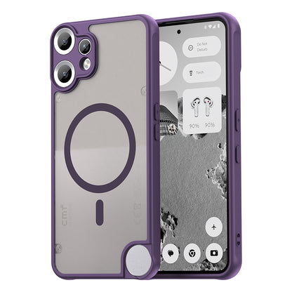 Funda MagSafe para Nothing CMF Phone 2 Pro, Techsuit, HaloFrost II, Morado