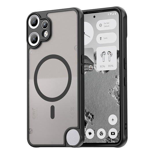 Funda MagSafe para Nothing CMF Phone 2 Pro, Techsuit, HaloFrost II, Negra