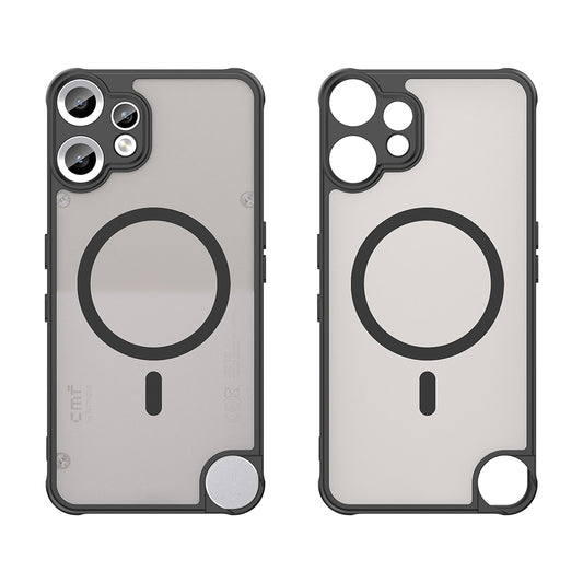 Funda MagSafe para Nothing CMF Phone 2 Pro, Techsuit, HaloFrost II, Negra