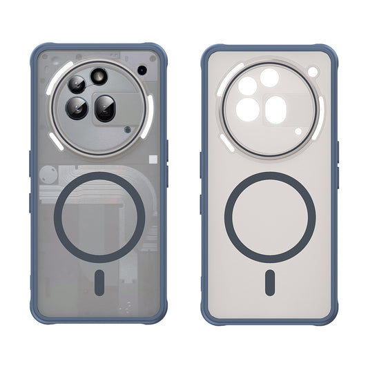Funda MagSafe para Nothing Phone (3a) Pro, Techsuit, HaloFrost II, Azul Marino