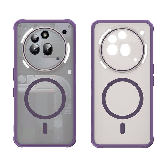 Funda MagSafe para Nothing Phone (3a) Pro, Techsuit, HaloFrost II, Morado