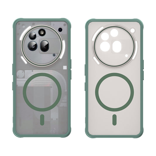 Funda MagSafe para Nothing Phone (3a) Pro, Techsuit, HaloFrost II, Verde