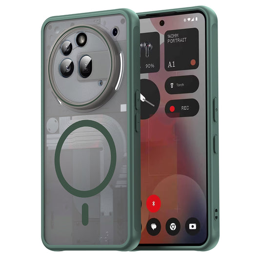 Funda MagSafe para Nothing Phone (3a) Pro, Techsuit, HaloFrost II, Verde