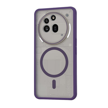 Funda MagSafe para Nothing Phone (3a) Pro, Techsuit, HaloFrost, Morado Oscuro