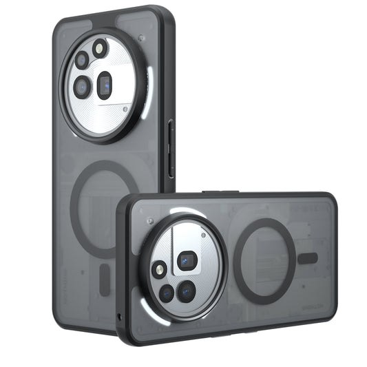Funda MagSafe para Nothing Phone (3a) Pro, Techsuit, PureFrost, Negra