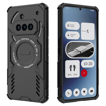 Funda MagSafe para Nothing Phone (3a), Techsuit, ArmorMag, Negra