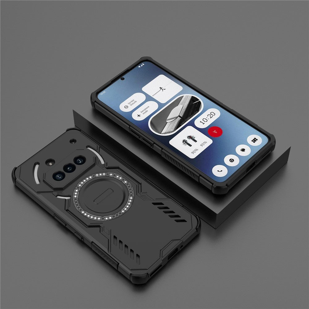 Funda MagSafe para Nothing Phone (3a), Techsuit, ArmorMag, Negra