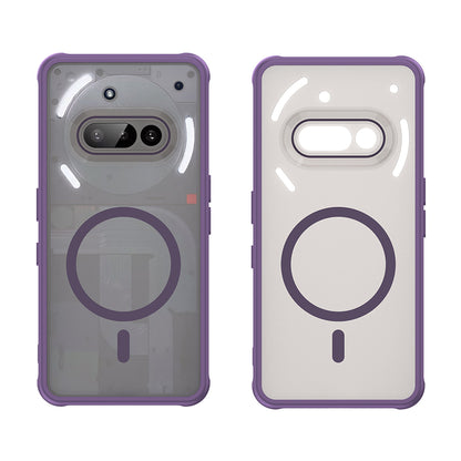 Funda MagSafe para Nothing Phone (3a), Techsuit, HaloFrost II, Morado