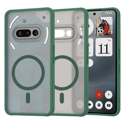 Funda MagSafe para Nothing Phone (3a), Techsuit, HaloFrost, Verde