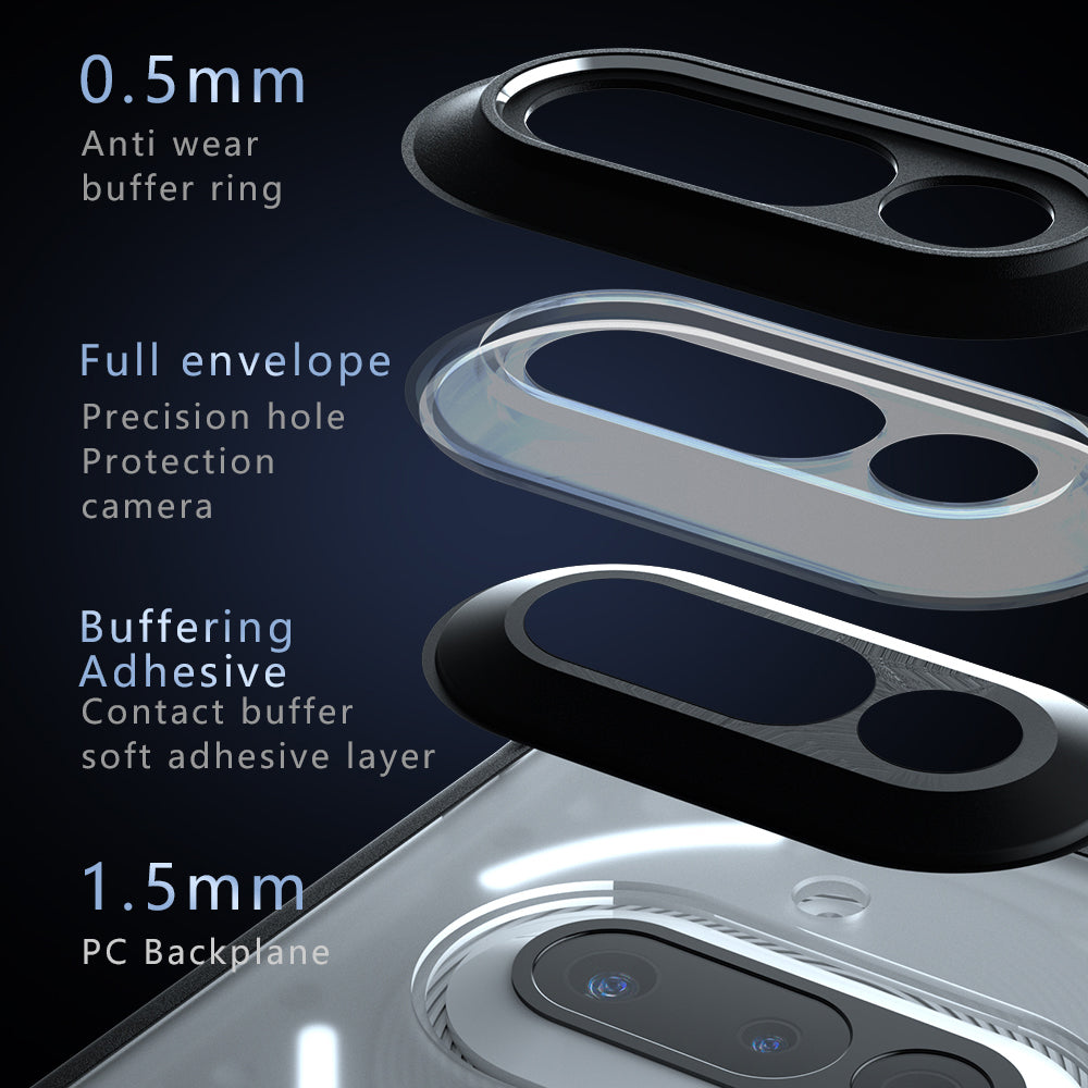 Funda MagSafe para Nothing Phone (3a), Techsuit, PureFrost, Negra