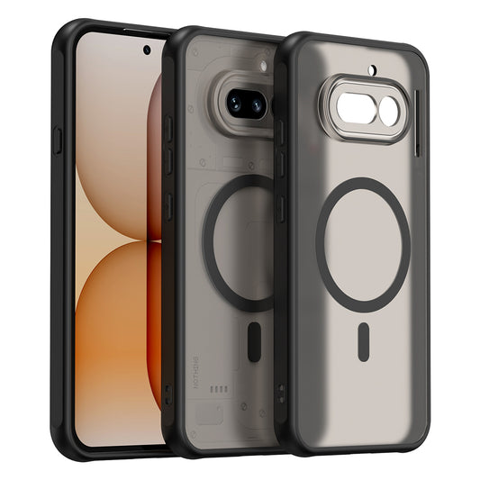Funda MagSafe para Nothing Phone (4a) Pro, Techsuit, HaloFrost II, Negra