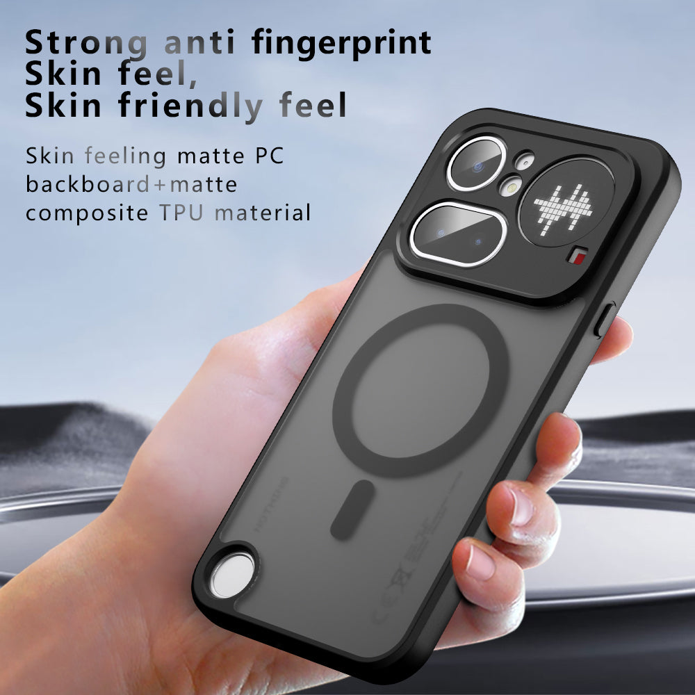 Funda MagSafe para Nothing Phone (4a) Pro, Techsuit, PureFrost, Negra Satinada