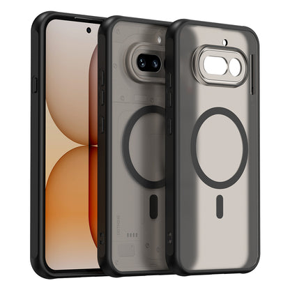 Funda MagSafe para Nothing Phone (4a), Techsuit, HaloFrost II, Negra