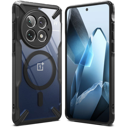 Funda MagSafe para OnePlus 13, Ringke, Fusion X, Negra