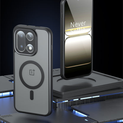 Funda MagSafe para OnePlus 15, Techsuit, PureFrost, Negra Satinada