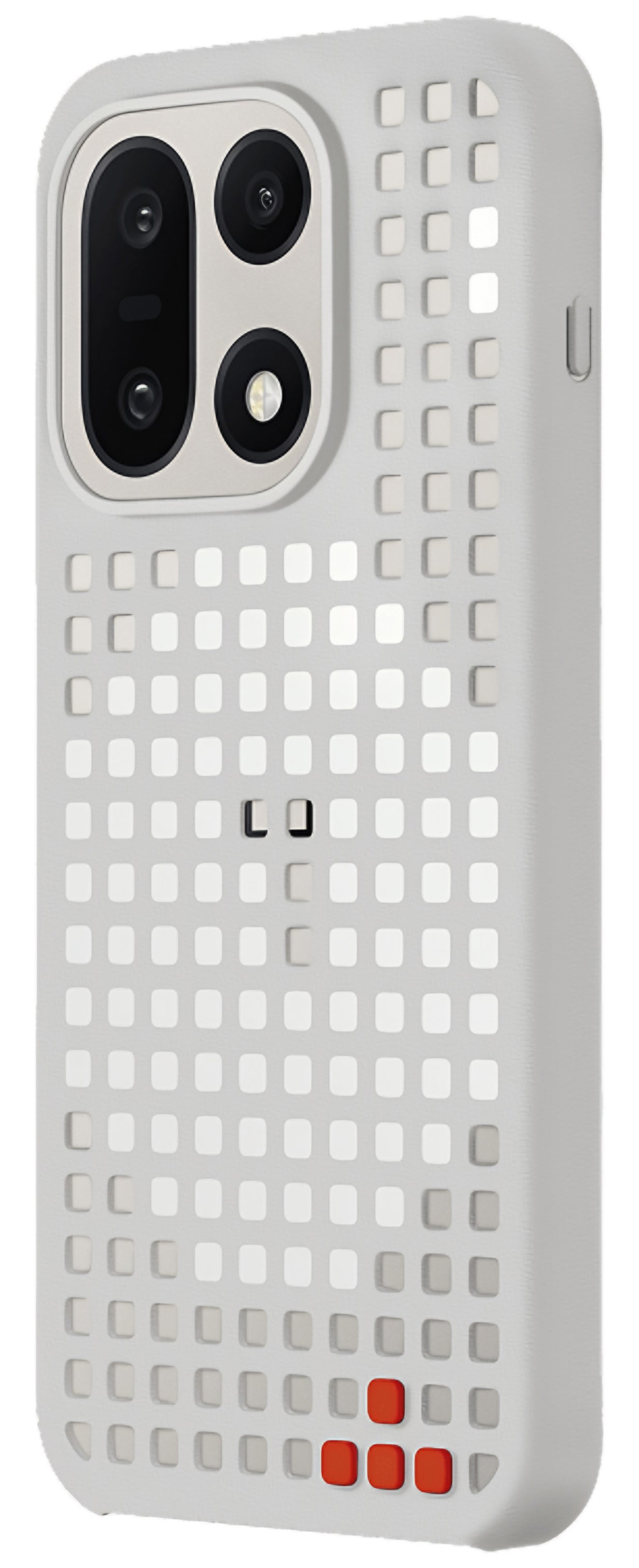 Funda para OnePlus 15, Hole Pattern Magnetic, Gris 5431102022