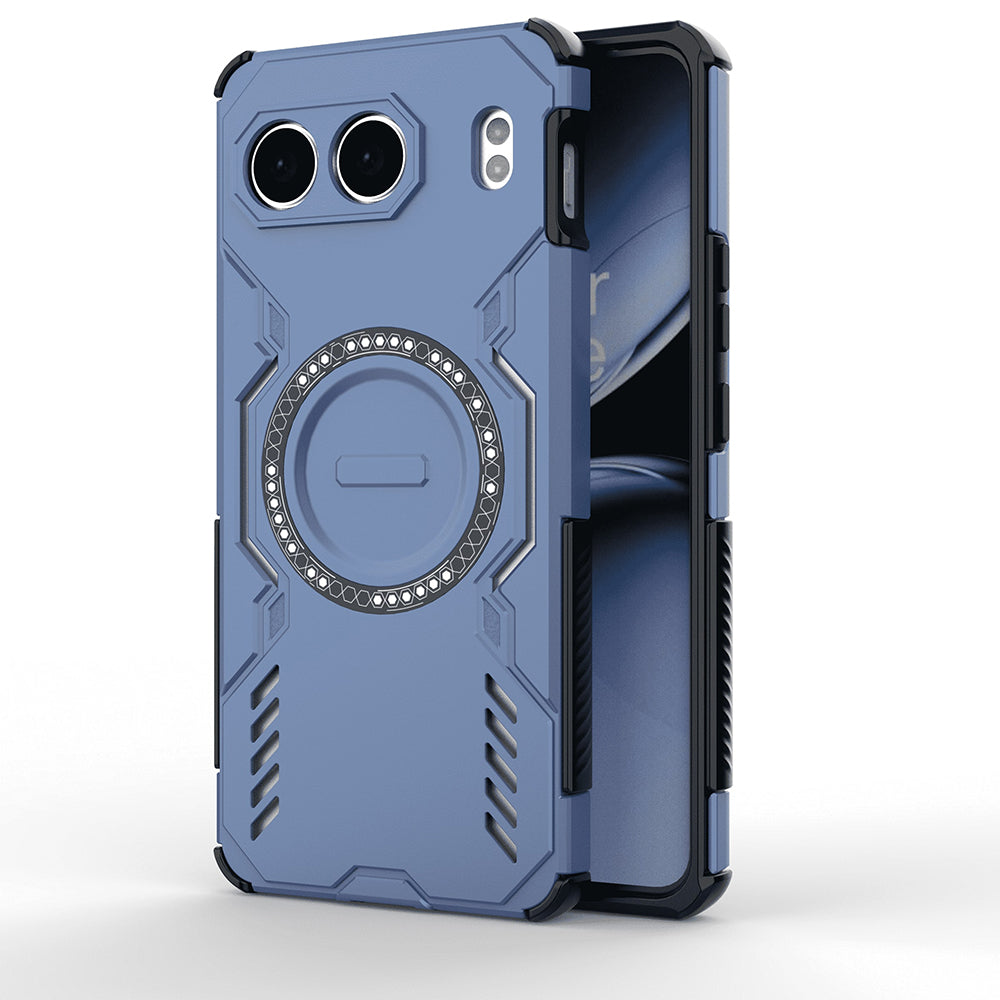 Funda MagSafe para OnePlus Nord 4, Techsuit, ArmorMag, Azul