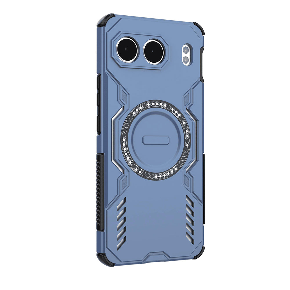 Funda MagSafe para OnePlus Nord 4, Techsuit, ArmorMag, Azul
