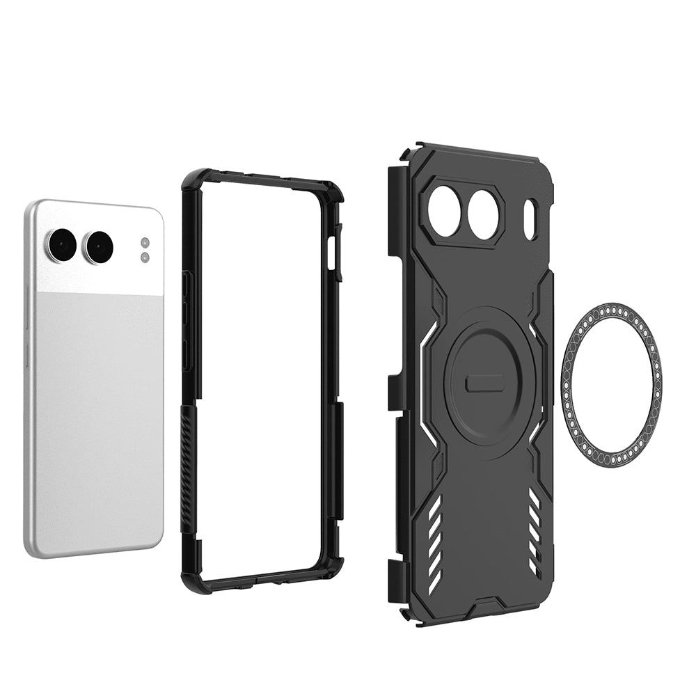 Funda MagSafe para OnePlus Nord 4, Techsuit, ArmorMag, Azul