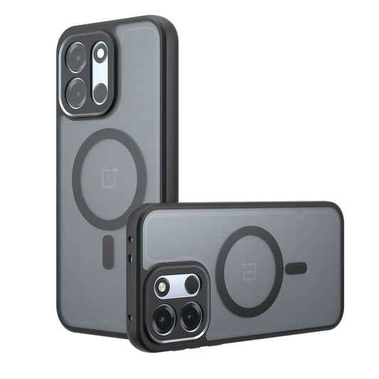 Funda MagSafe para OnePlus Nord 6, Techsuit, PureFrost, Negra Satinada