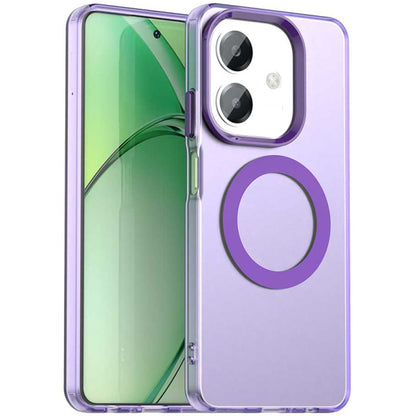 Funda MagSafe para Oppo A3 4G / A3 5G, Techsuit, CandyCase, Morado