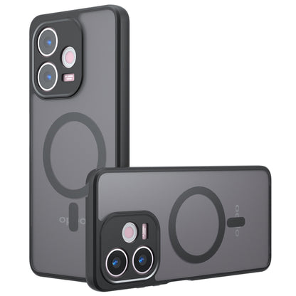 MagSafe Case for Oppo A5 Pro 4G / A5 Pro, Techsuit, PureFrost, Black