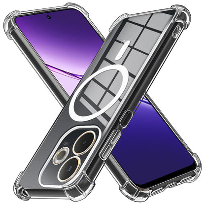 Funda MagSafe para Oppo A5 Pro 4G / A5 Pro, Techsuit, Antigolpes, Transparente