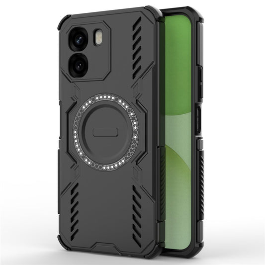 Funda MagSafe para Oppo A6 4G, Techsuit, ArmorMag, Negra