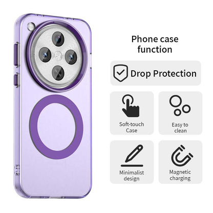 Funda MagSafe para Oppo Find X8 Pro, Techsuit, CandyCase, Morado