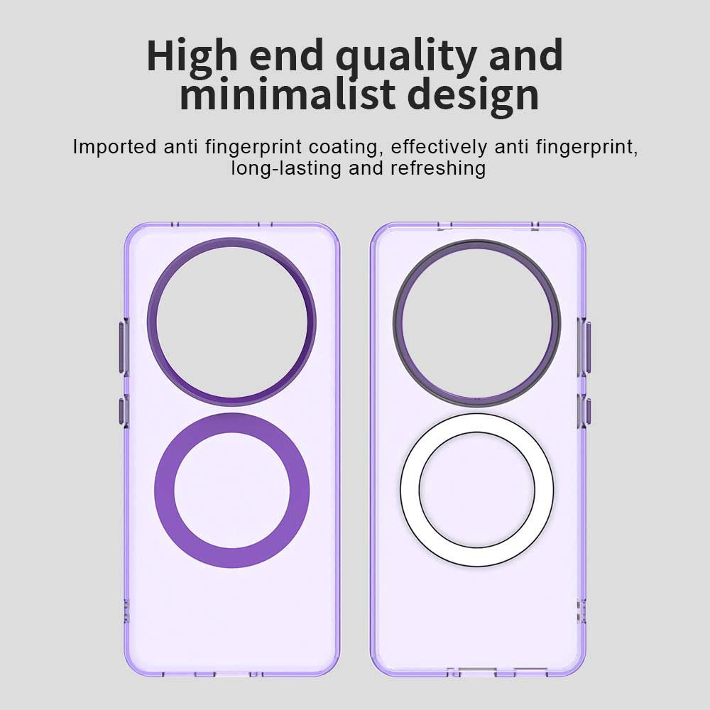 Funda MagSafe para Oppo Reno12 FS 5G / Reno12 FS 4G / Reno12 F 4G / Reno12 F, Techsuit, CandyCase, Morado