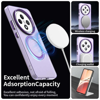 Funda MagSafe para Oppo Reno12 FS 5G / Reno12 FS 4G / Reno12 F 4G / Reno12 F, Techsuit, CandyCase, Morado