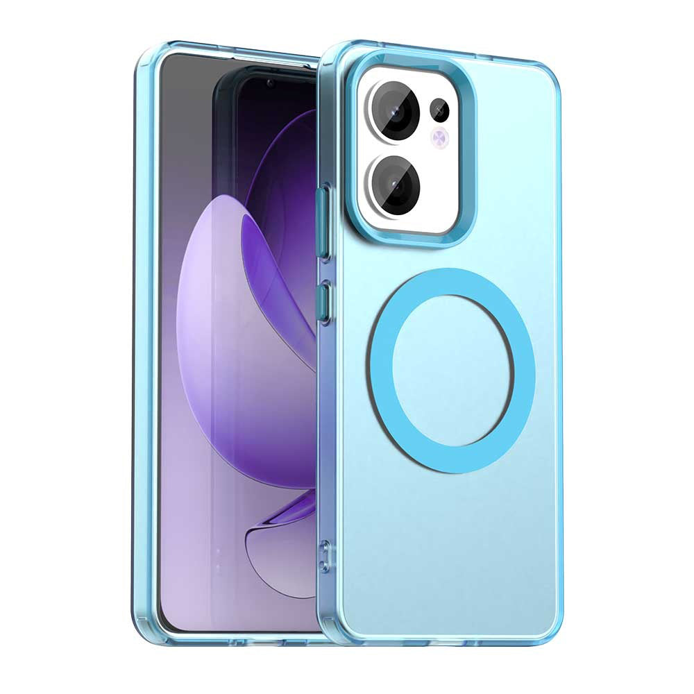 Funda MagSafe para Oppo Reno13 FS 5G / Reno13 F 4G / Reno13 F, Techsuit, CandyCase, Azul
