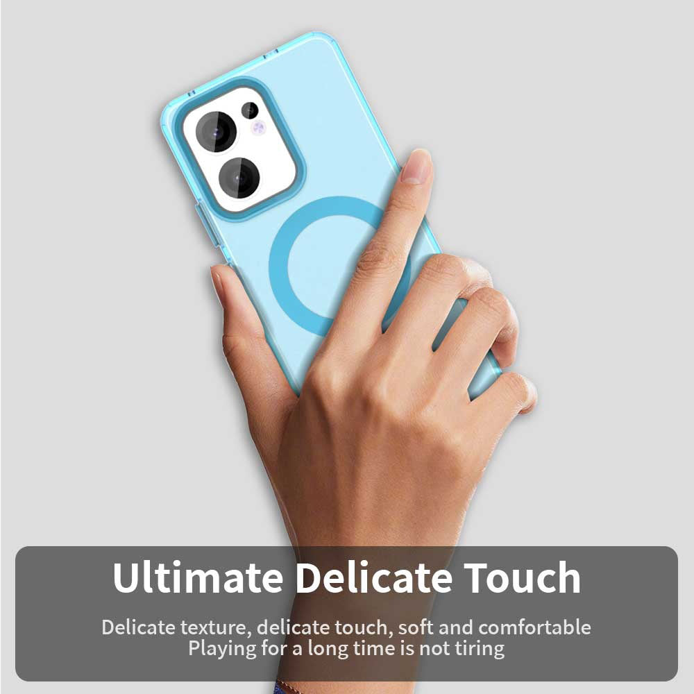 Funda MagSafe para Oppo Reno13 FS 5G / Reno13 F 4G / Reno13 F, Techsuit, CandyCase, Azul