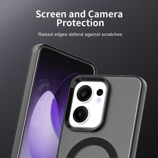 Funda MagSafe para Oppo Reno13 FS 5G / Reno13 F 4G / Reno13 F, Techsuit, CandyCase, Negra