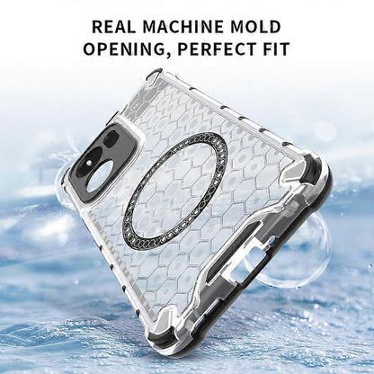 MagSafe Case for Oppo Reno13 FS 5G / Reno13 F 4G / Reno13 F, Techsuit, HoneyComb Shield, Black