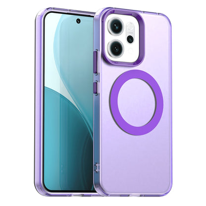 Funda MagSafe para Oppo Reno14, Techsuit, CandyCase, Morado