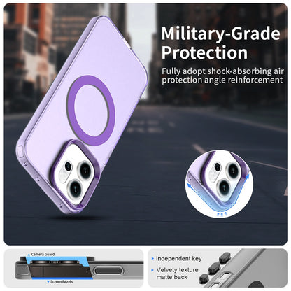 Funda MagSafe para Oppo Reno14, Techsuit, CandyCase, Morado