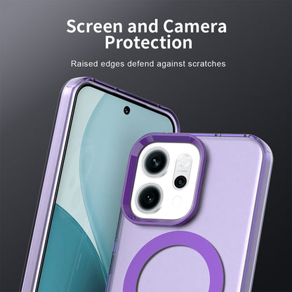 Funda MagSafe para Oppo Reno14, Techsuit, CandyCase, Morado