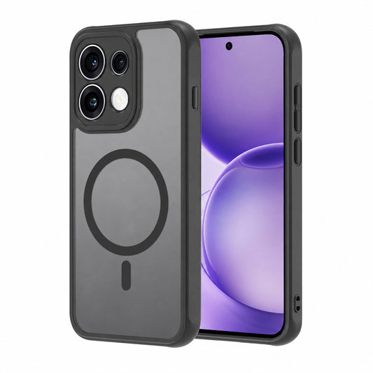 Funda MagSafe para Oppo Reno16 F / Reno16 FS, Techsuit, HaloFrost II, Negra