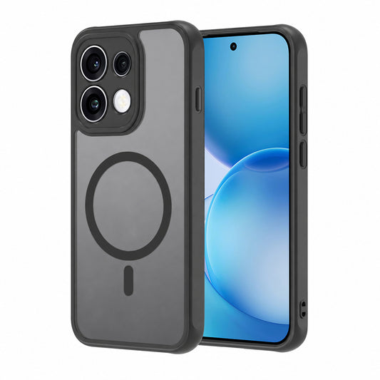 Funda MagSafe para Oppo Reno16 Pro, Techsuit, HaloFrost II, Negra