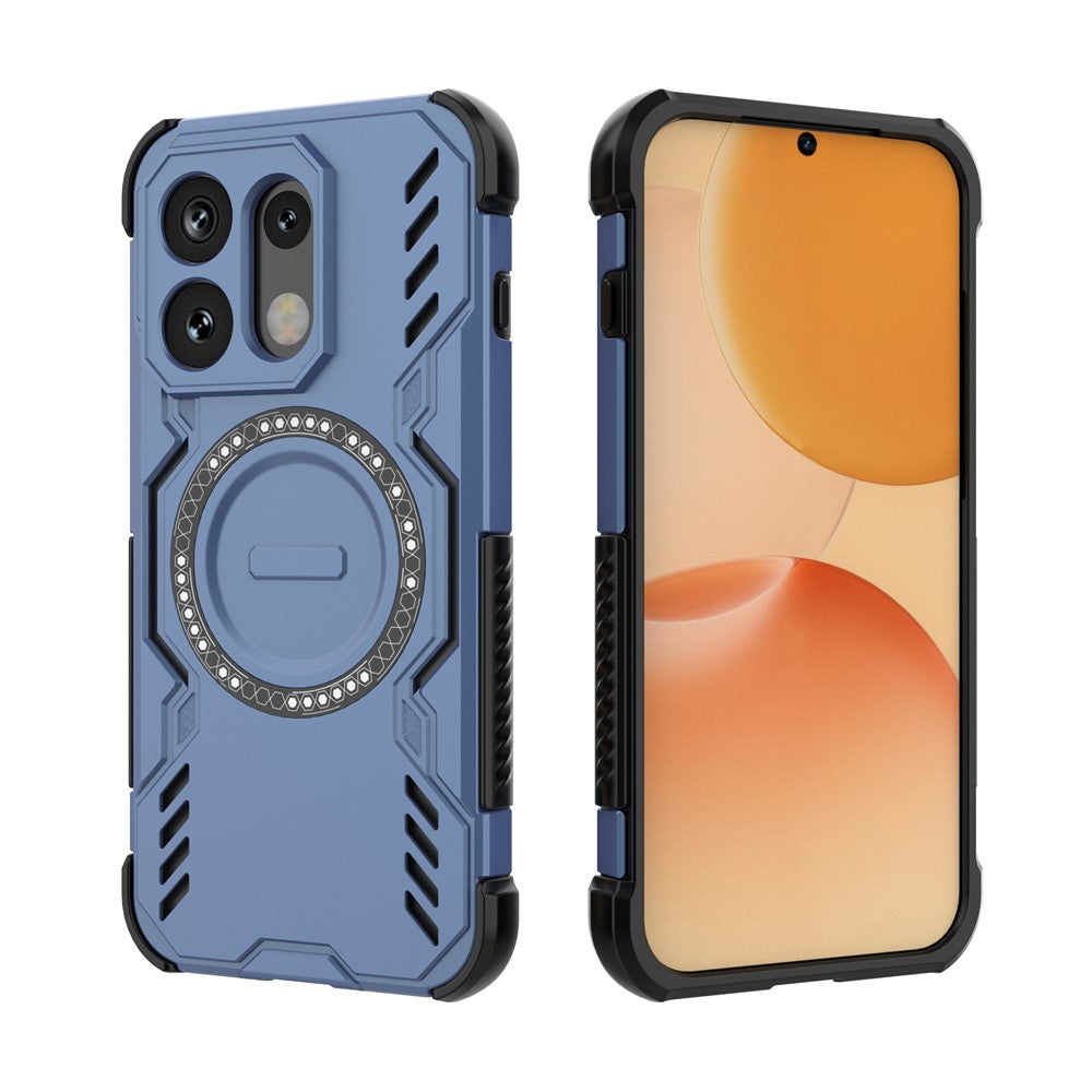 Funda MagSafe para Oppo Reno16 / Reno16 Pro, Techsuit, ArmorMag, Azul