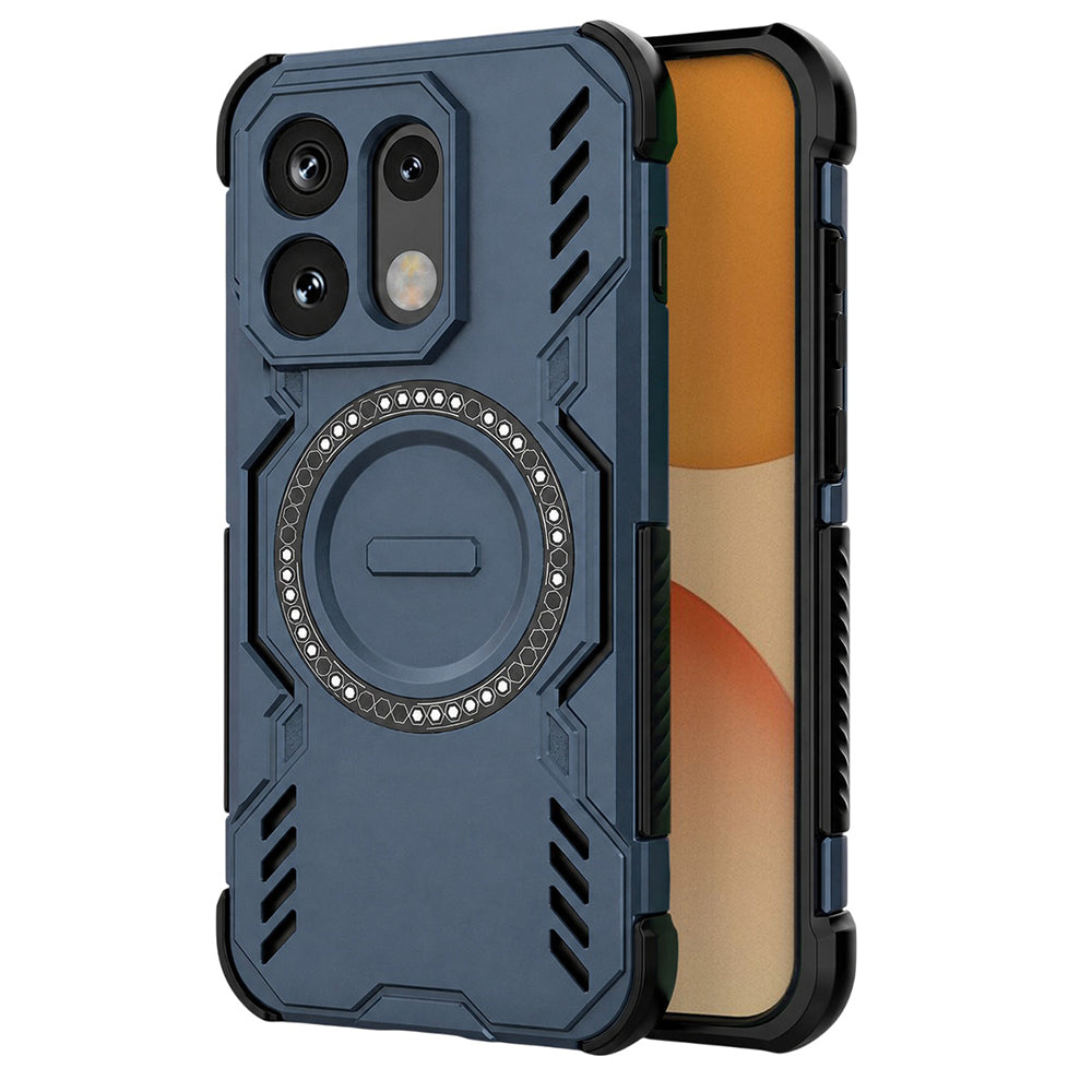 Funda MagSafe para Oppo Reno16 / Reno16 Pro, Techsuit, ArmorMag, Azul