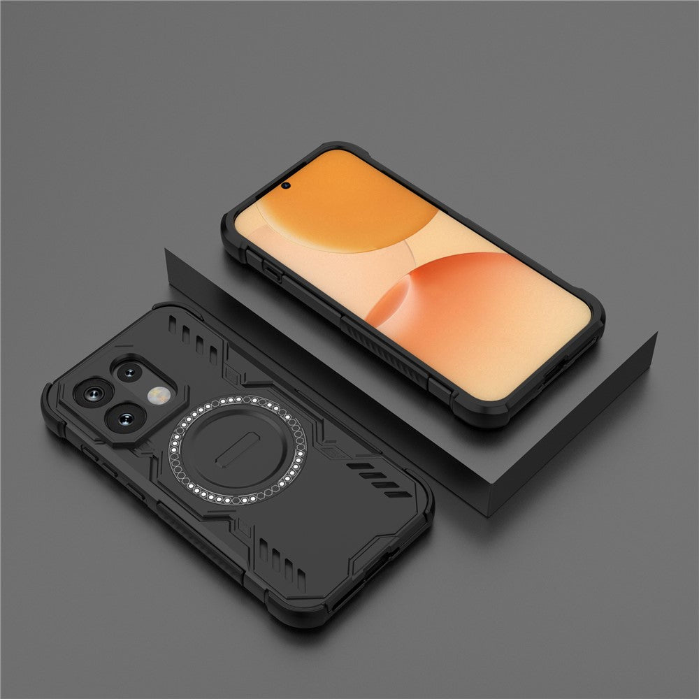 Funda MagSafe para Oppo Reno16 / Reno16 Pro, Techsuit, ArmorMag, Negra